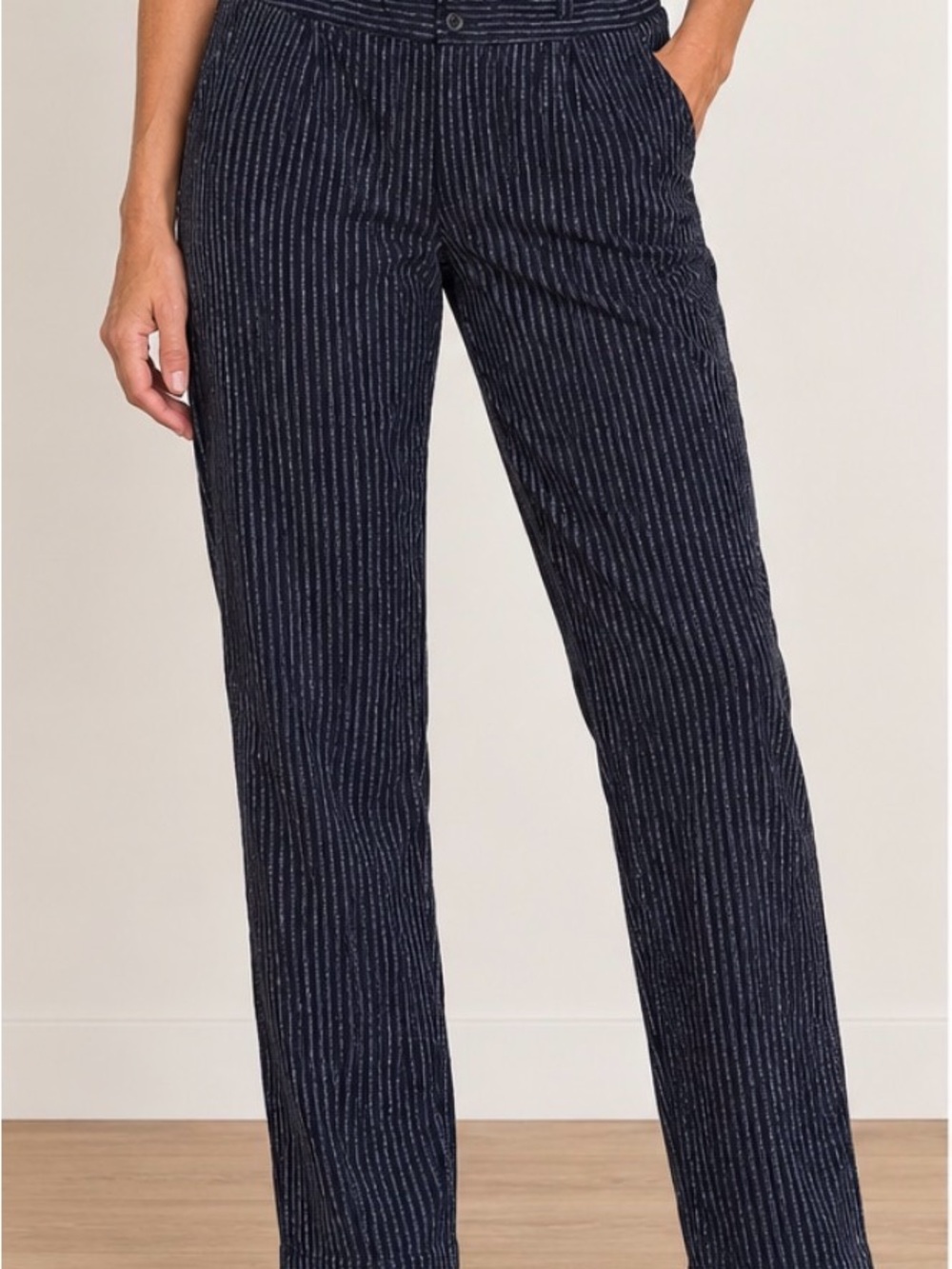 Sundance Black Pinstripe Chinos